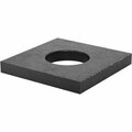 Bsc Preferred Black-Oxide Steel Square Washer for 7/8 Screw Size 0.938 ID 91128A135